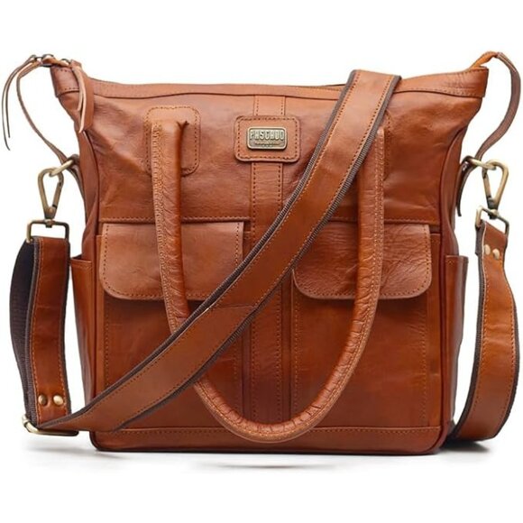 Pascado Leather Tote Purse Handbag Shoulder Bag NEW - Picture 9 of 10